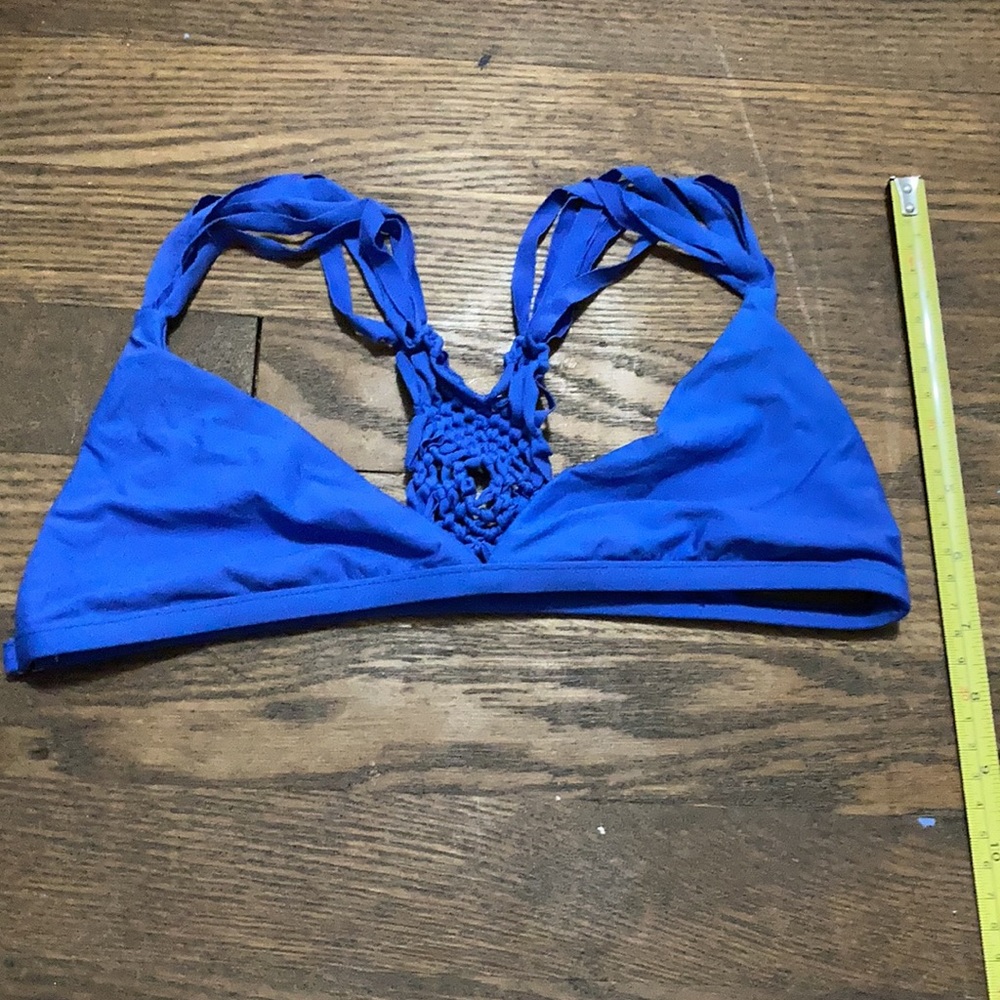 ❤️Vibrant Blue Bikini Top with Detail